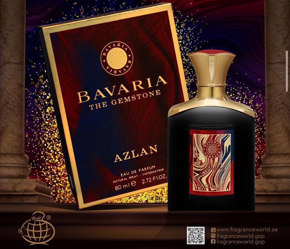 Bavaria Gemstone Azlan Azaran Arabic Version Perfume For Men 80ml By Fragrance World